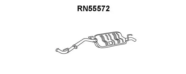 Rear Muffler (RN55572)