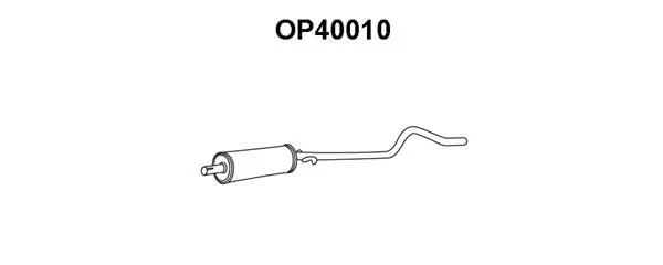 Centre Muffler (OP40010)