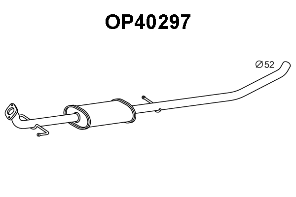 Front Muffler (OP40297)