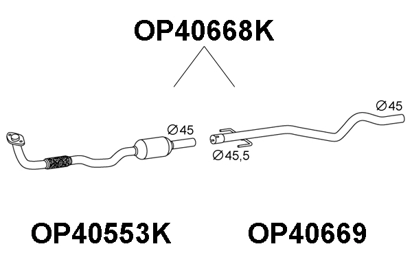Catalytic Converter (OP40668K)