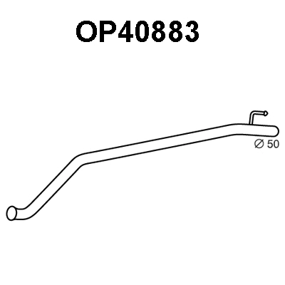 Exhaust Pipe (OP40883)