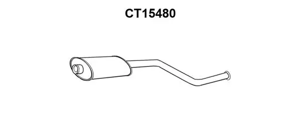 Front Muffler (CT15480)