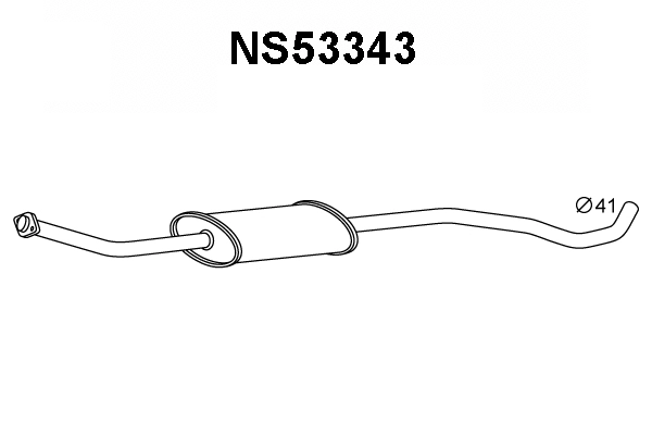 Centre Muffler (NS53343)