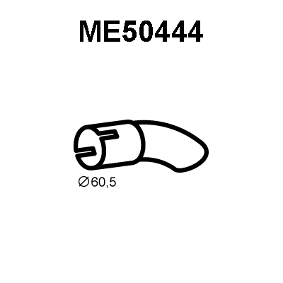 Exhaust Pipe (ME50444)
