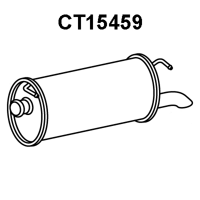 Rear Muffler (CT15459)