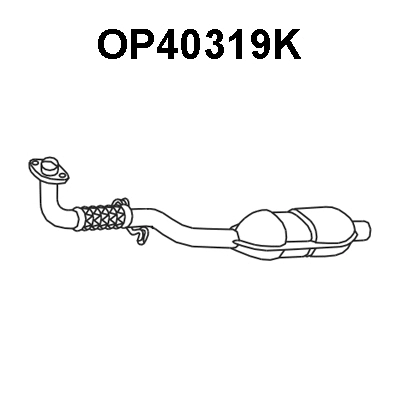 Catalytic Converter (OP40319K)