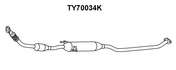 Catalytic Converter (TY70034K)