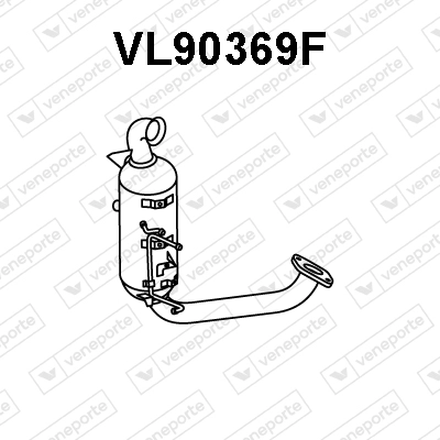 Soot/Particulate Filter, exhaust system (VL90369F)