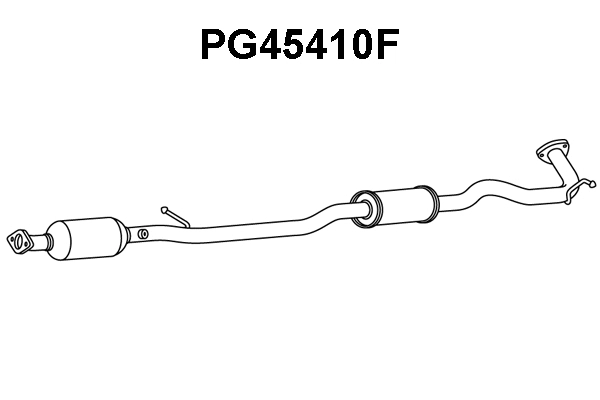 Soot/Particulate Filter, exhaust system (PG45410F)