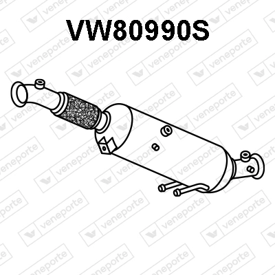 Soot/Particulate Filter, exhaust system (VW80990S)