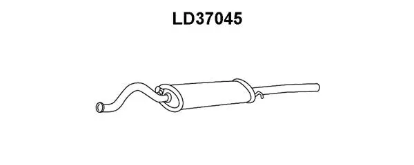 Rear Muffler (LD37045)