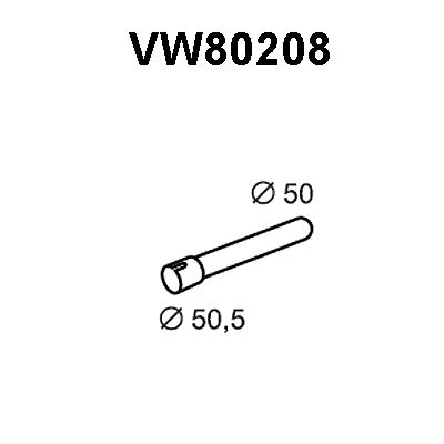 Exhaust Pipe (VW80208)