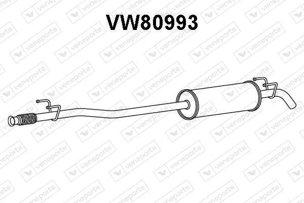 Front Muffler (VW80993)