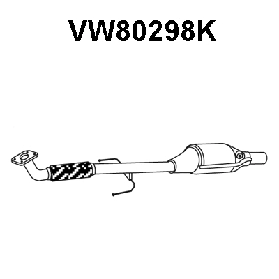 Catalytic Converter (VW80298K)