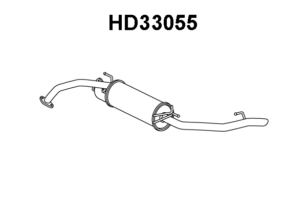 Rear Muffler (HD33055)