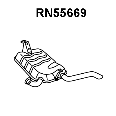 Rear Muffler (RN55669)
