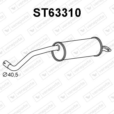 Rear Muffler (ST63310)