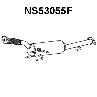 Soot/Particulate Filter, exhaust system (NS53055F)