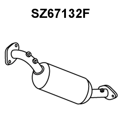 Soot/Particulate Filter, exhaust system (SZ67132F)