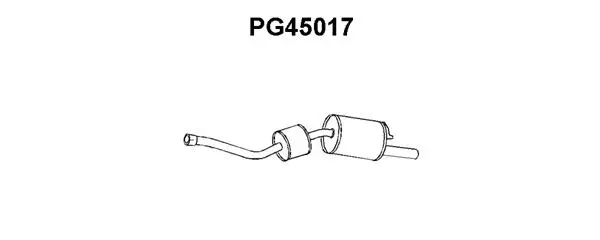 Rear Muffler (PG45017)