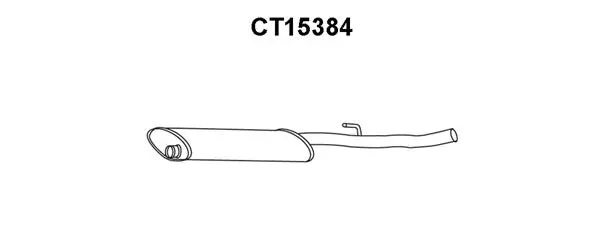 Front Muffler (CT15384)