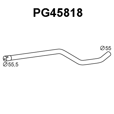 Exhaust Pipe (PG45818)