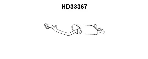 Rear Muffler (HD33367)