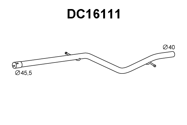 Exhaust Pipe (DC16111)