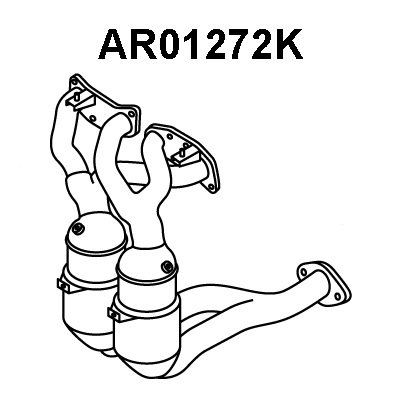Manifold Catalytic Converter (AR01272K)