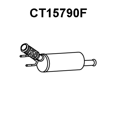 Soot/Particulate Filter, exhaust system (CT15790F)