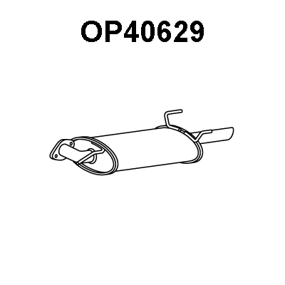 Rear Muffler (OP40629)