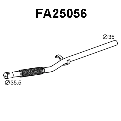 Exhaust Pipe (FA25056)