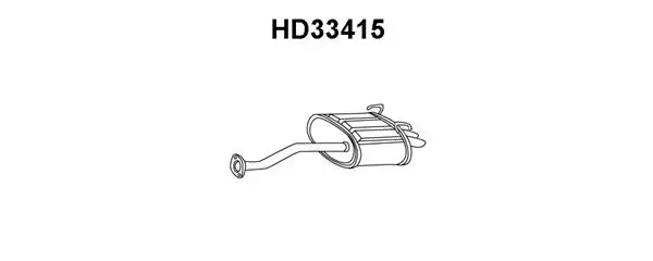 Rear Muffler (HD33415)