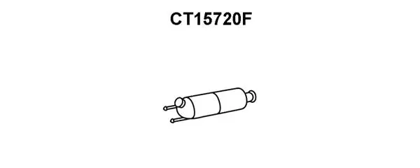 Soot/Particulate Filter, exhaust system (CT15720F)