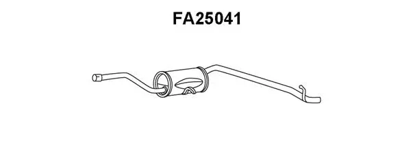 Rear Muffler (FA25041)