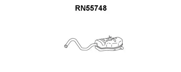 Rear Muffler (RN55748)