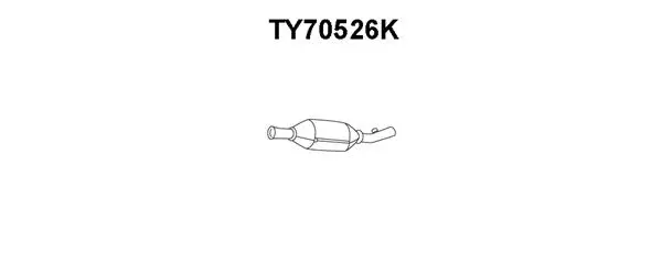 Catalytic Converter (TY70526K)