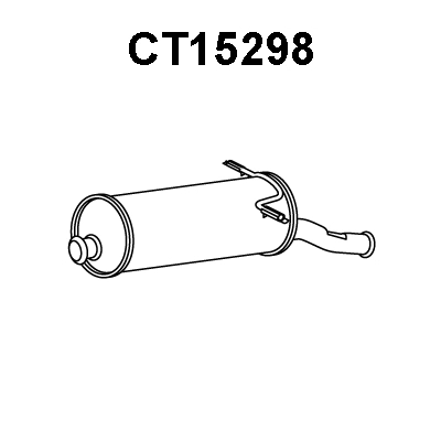 Rear Muffler (CT15298)