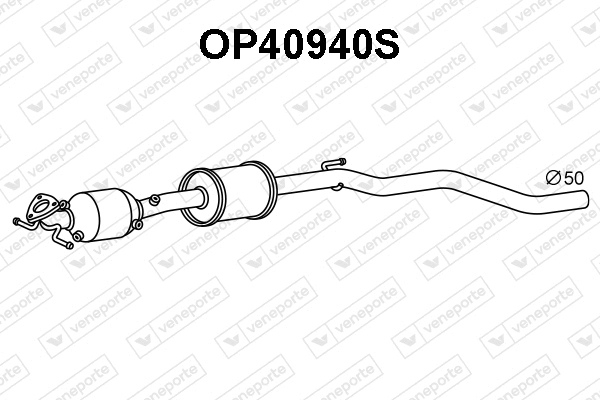 Soot/Particulate Filter, exhaust system (OP40940S)