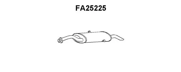 Rear Muffler (FA25225)