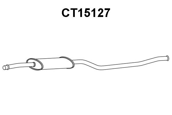 Centre Muffler (CT15127)
