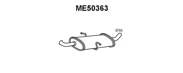 Front Muffler (ME50363)