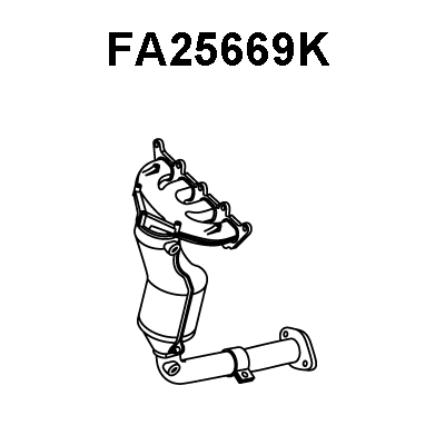 Manifold Catalytic Converter (FA25669K)