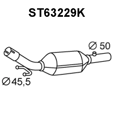Catalytic Converter (ST63229K)