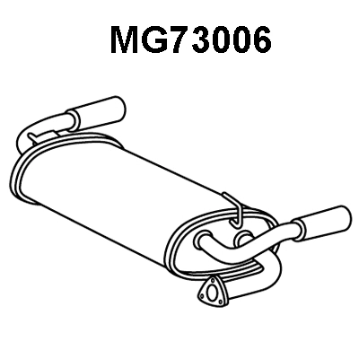 Rear Muffler (MG73006)