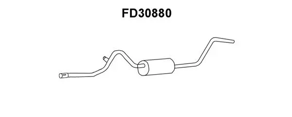 Rear Muffler (FD30880)