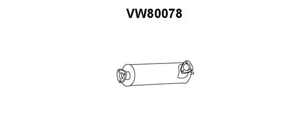 Front Muffler (VW80078)
