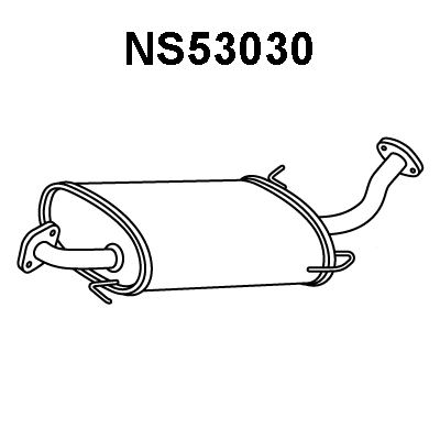 Front Muffler (NS53030)
