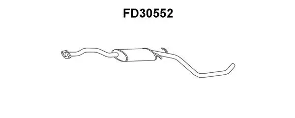 Centre Muffler (FD30552)
