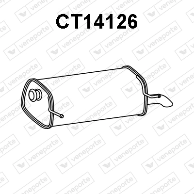 Rear Muffler (CT14126)